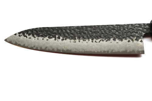 Couteau de chef 8 po – Acier damassé VG-10 & manche en bois d’olivier